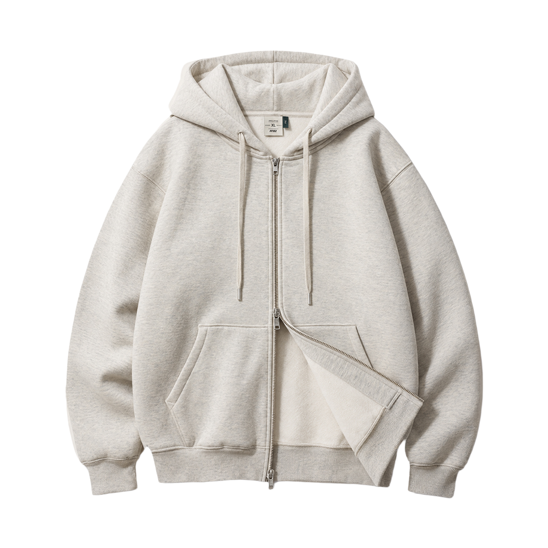페플 974OG 프레임 후드집업 오트밀 SJHD1597(FP142 9740g Frame Zip-up Hoodie Oatmeal SJHD1597)