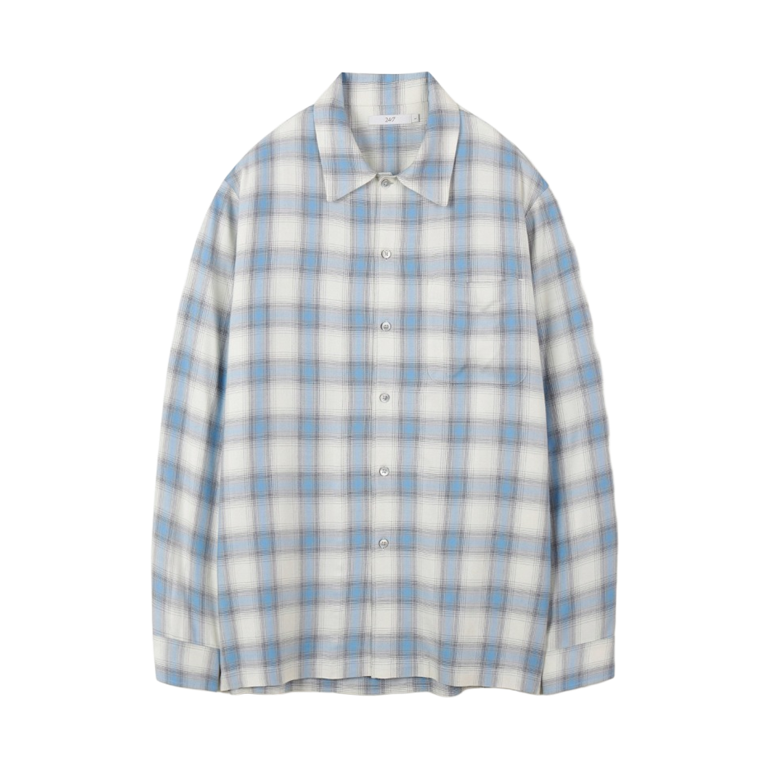 TMSFX26901BUX 24/7series Ombre Check Flannel Shirts Blue
