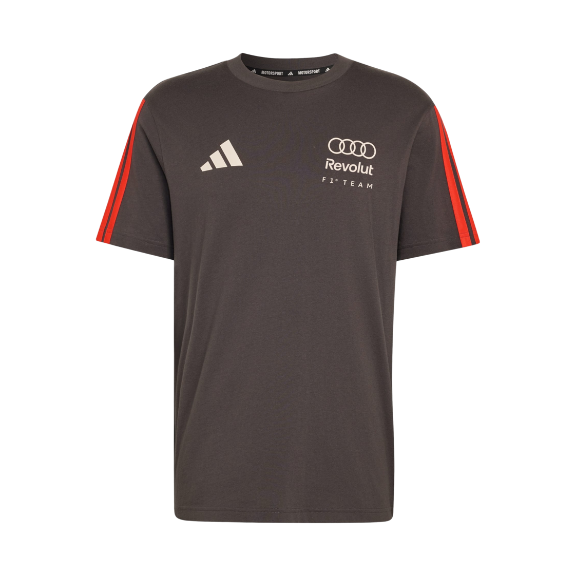 KE6096 Adidas x Audi F1 Team DNA Short Sleeve T-Shirt Utility Black - KR Sizing (Non Marking Ver.)