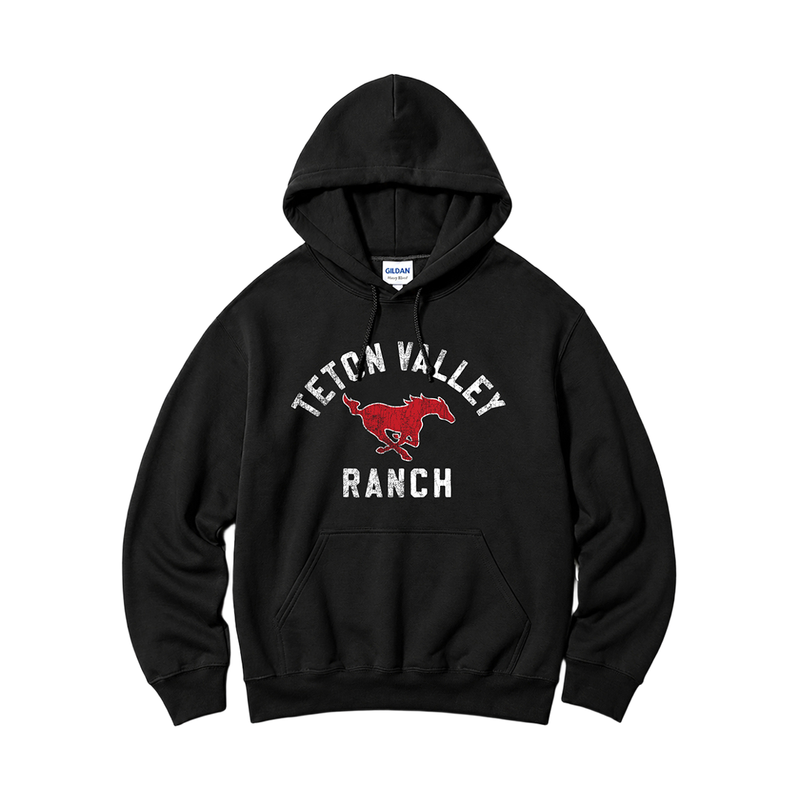 88500 Gildan x Vintage Collection RANCH Hooded Sweatshirt Black