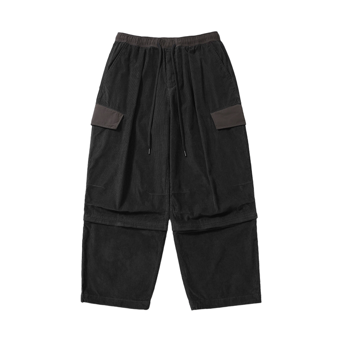 PMF026-03PT06 [AW26] moif Wide Boy Scout Pants / Charcoal