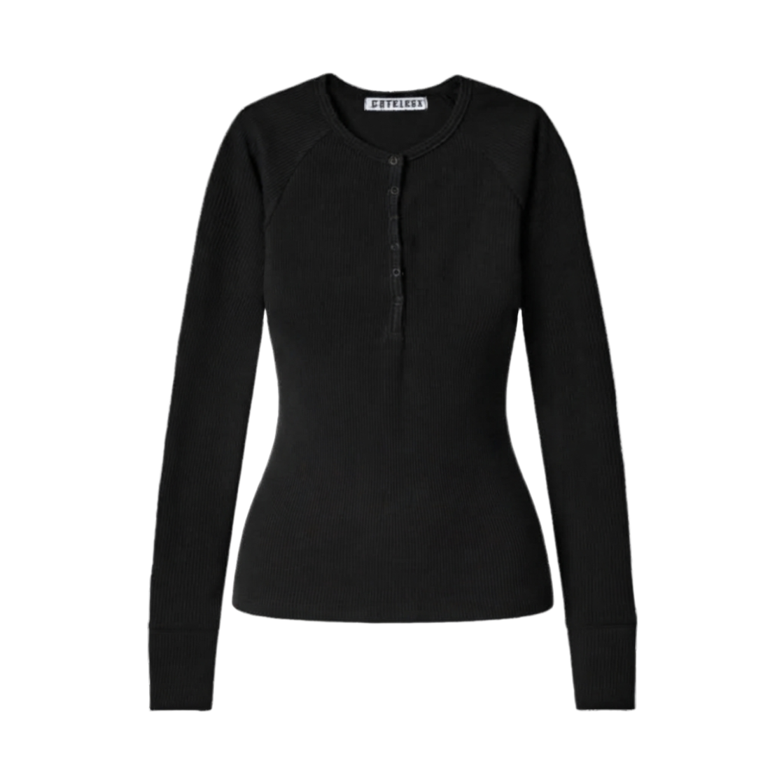 게이트리스 오픈 베이직 티셔츠-블랙(Gateless Open Basic T-Shirt-Black) - 1