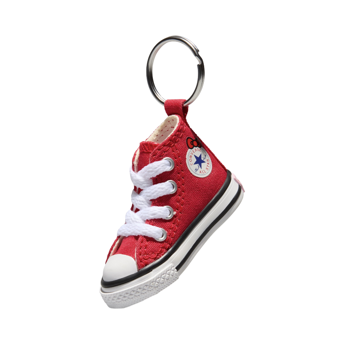 컨버스 x 산리오 캐릭터즈 시리즈 척 테일러 올스타 키링 레드(Converse x Sanrio Hello Kitty and Friends Series Chuck Taylor All Star Keyring Red)