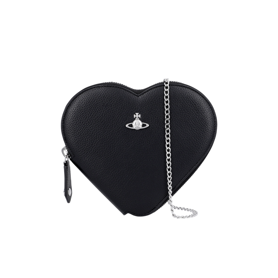 58010001W S000D N403 [15% 쿠폰] Vivienne Westwood Heart Chain Crossbody Bag Black