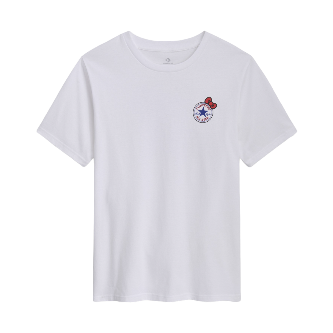 컨버스 x 산리오 캐릭터즈 시리즈 척 테일러 패치 티셔츠 화이트(Converse x Sanrio Hello Kitty and Friends Series Chuck Taylor Patch T-Shirt White) - 2
