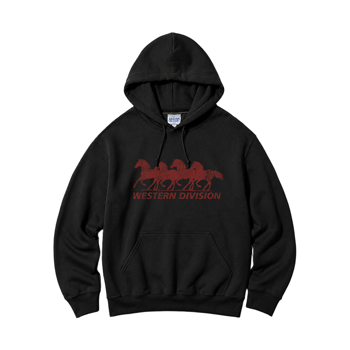 88500 Gildan x Vintage Collection DIVISION Hooded Sweatshirt Black