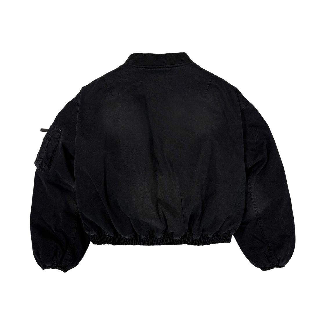 [KREAM 단독] 플레이버리즘 빈티지 워시드 봄버 자켓 페이디드 블랙([KREAM 단독] Flavorism VTG Washed Bomber Jacket Faded Black) - 2
