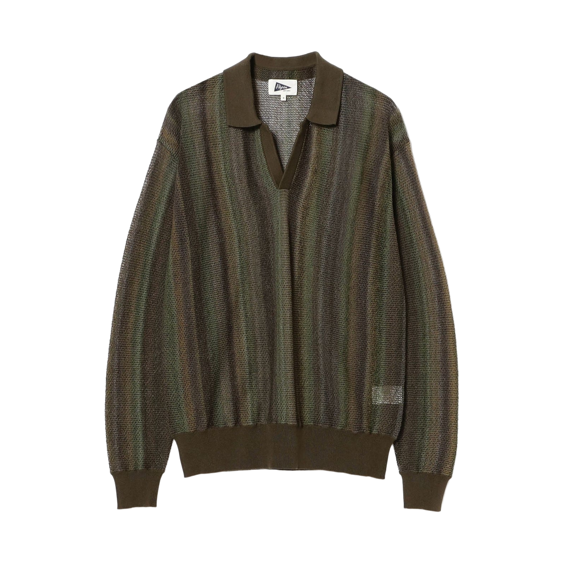 필그림 서프+서플라이 노코미스 메쉬 니트 롱슬리브 올리브(Pilgrim Surf+Supply Nokomis Mesh Knit Long Sleeve Olive)