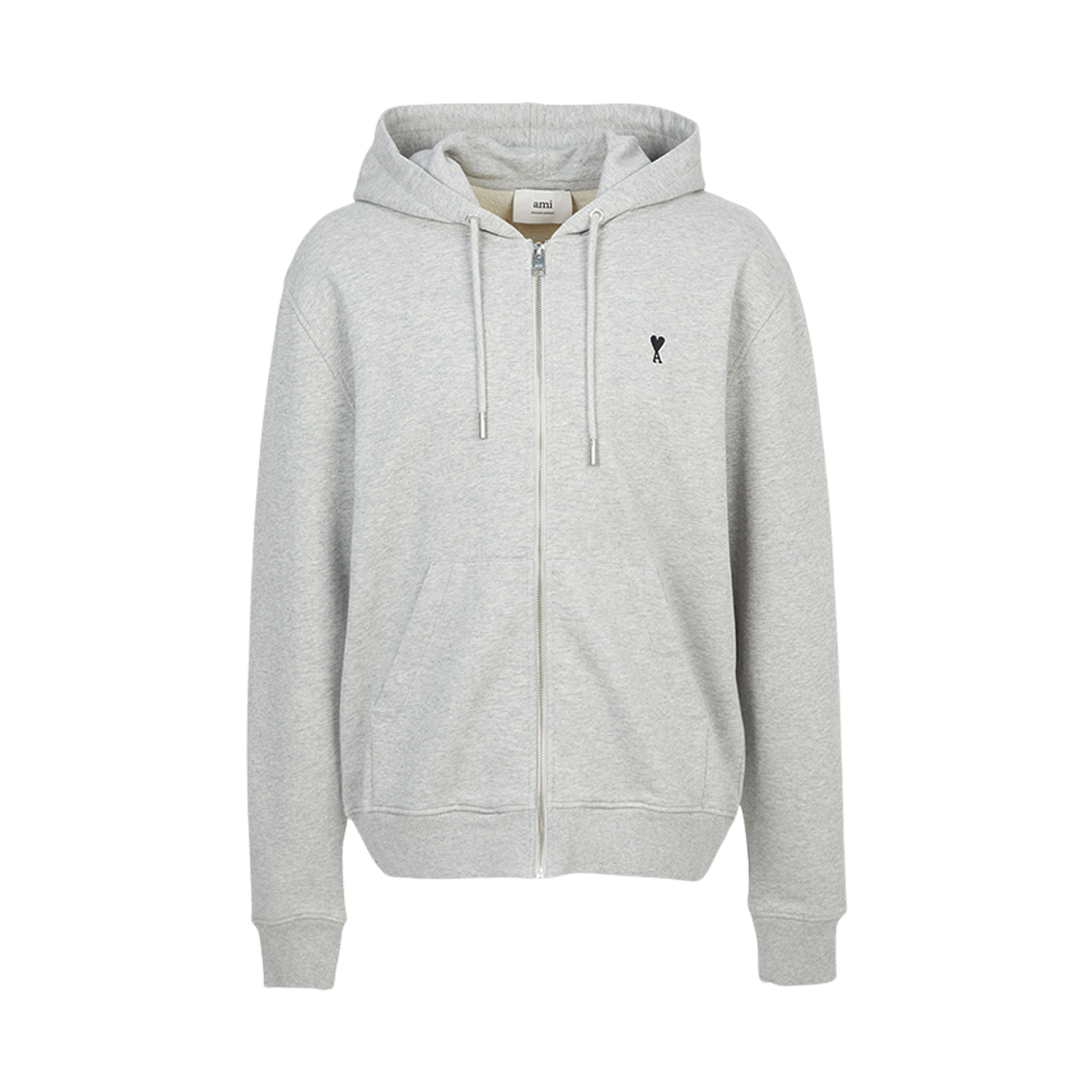 [15% 쿠폰] 아미 후드 집업 그레이([15% 쿠폰] AMI Hood Zip Up Gray) - 2