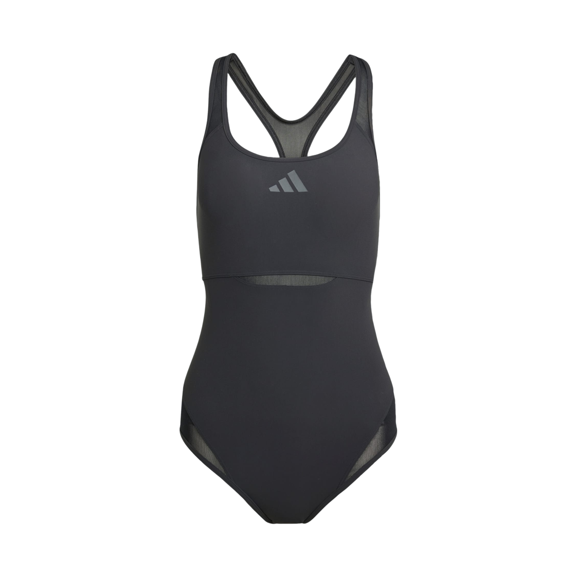 JZ5813 (W) Adidas Lanelux Y Back Mesh Swimsuit Black - KR Sizing