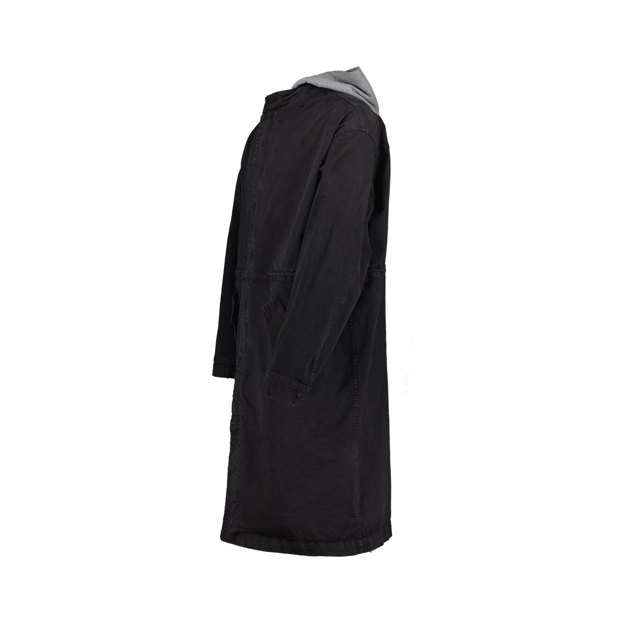 언더마이카 레이어드 후드 필드 파카 더스티 블랙(Undermycar Layered Hood Field Parka Dusty Black) - 2