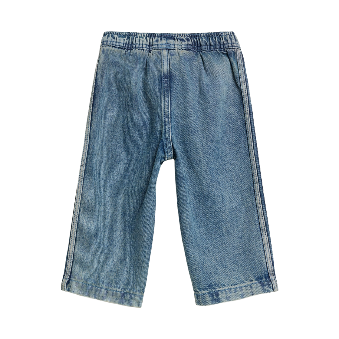 (키즈) 아디다스 파이어버드 데님 트랙 팬츠 원 블루 데님 - KR 사이즈((Kids) Adidas Firebird Denim Track Pants Worn Blue Denim - KR Sizing) - 2