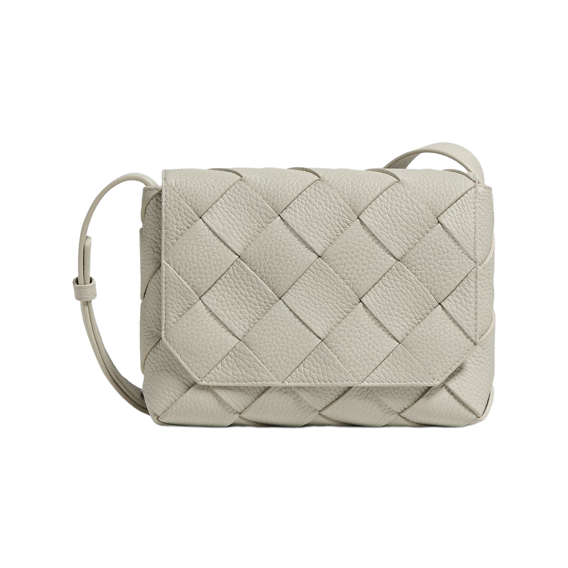 795637V4FV11866 Bottega Veneta Diago Crossbody Bag Silica Gray