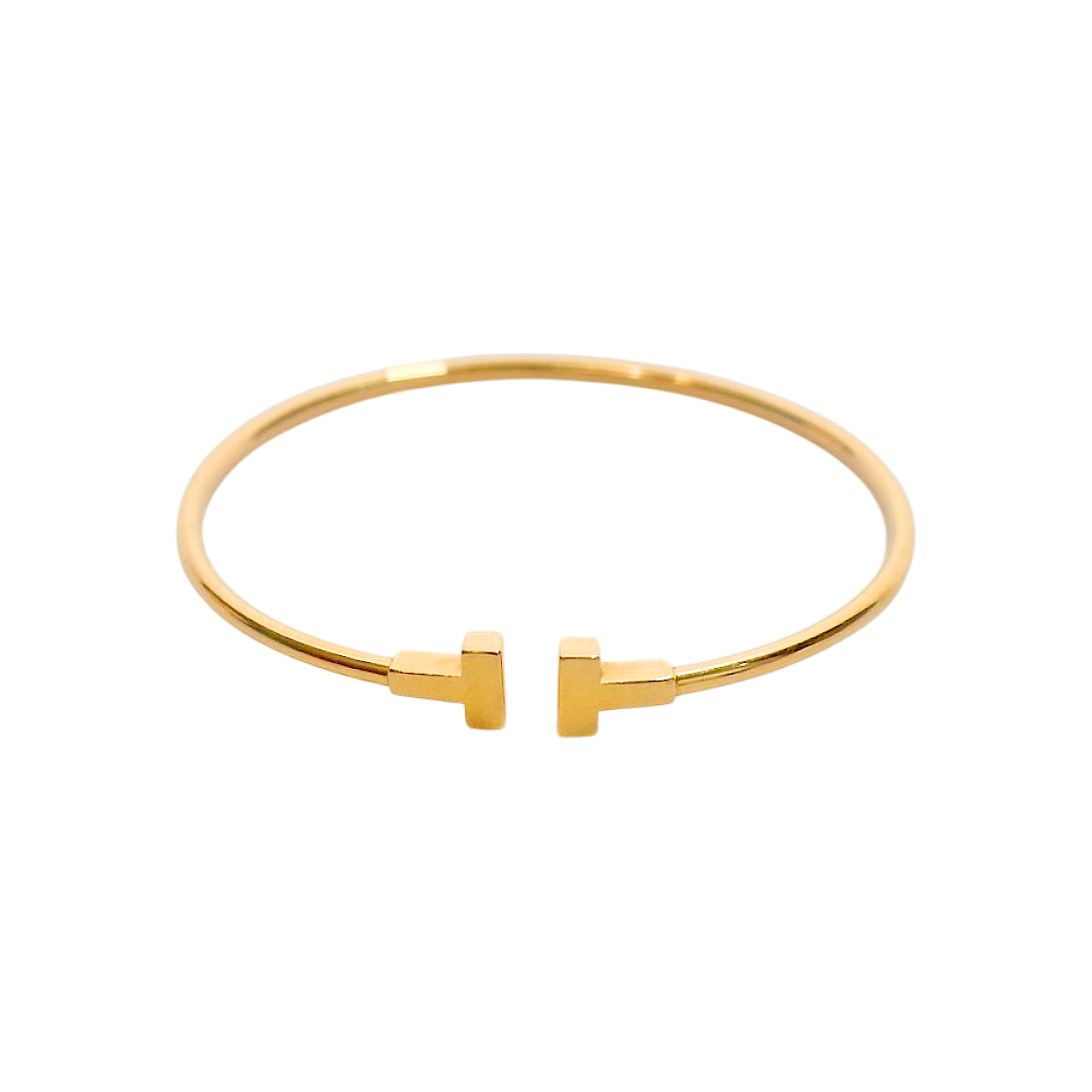 IT7H9GKM23RH Tiffany 18K Narrow Wire Bracelet