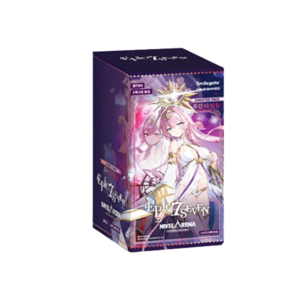 니벨아레나 BT04 부스터 팩 에픽세븐 혹한의 날들 박스 (24팩/한글판)(Nivelarena BT04 Booster Pack Epic Seven Cold Days Box (Pack of 24/Korean Ver.))