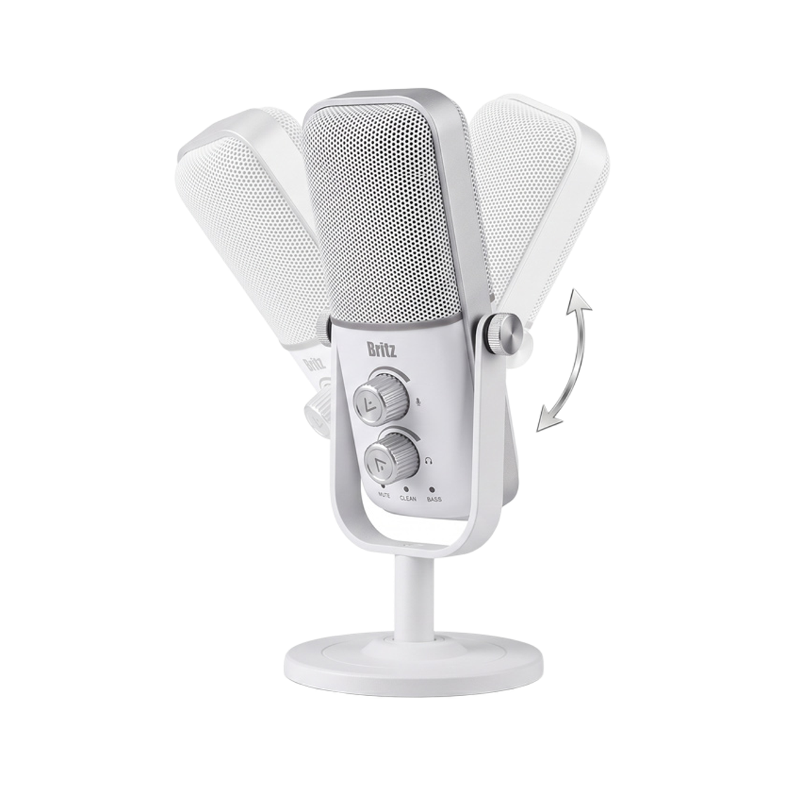 브리츠 방송용 마이크 USB 콘덴서 C타입 겸용 게이밍 유튜브 회의용(Britz USB Condenser Microphone Type-C for Gaming, Streaming & Conference BZ-RCM60) - 6