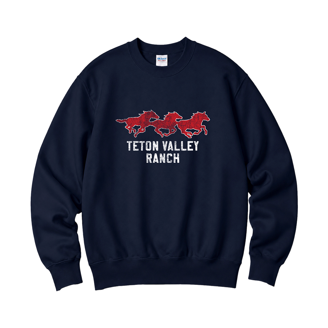 길단 X 빈티지 컬렉션 랜치 맨투맨 티셔츠 네이비(Gildan x Vintage Collection RANCH Crewneck Sweat shirt Navy)