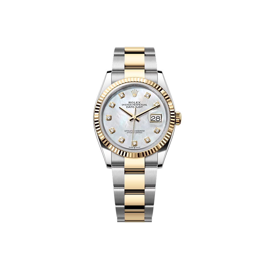 ITUFCN8SV5D3 Rolex Datejust Mother of Pearl 10P Oyster