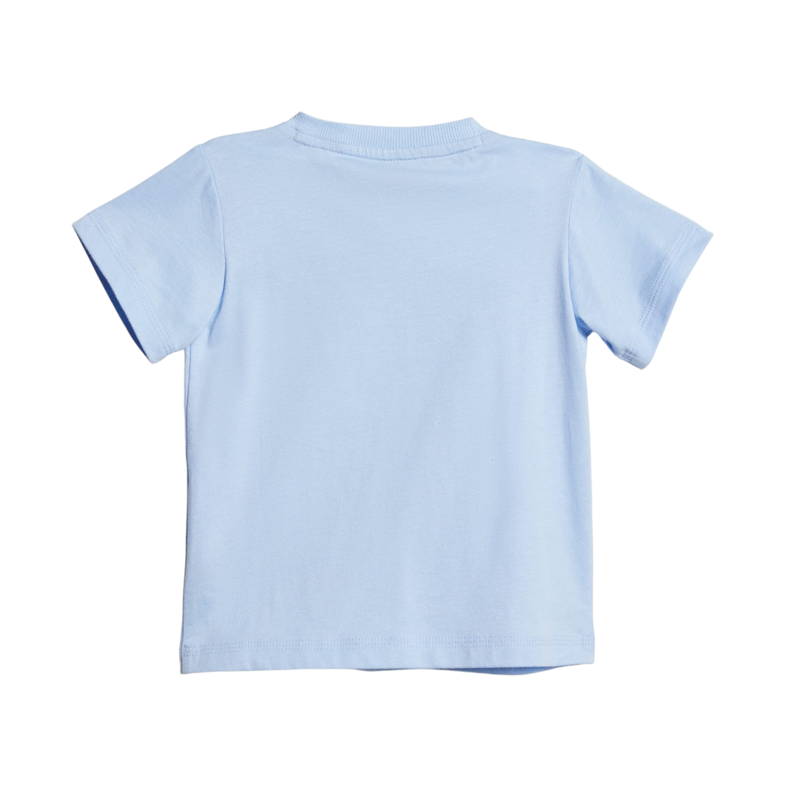 (키즈) 아디다스 에센셜 티셔츠 세트 글로우 블루 화이트 - KR 사이즈((Kids) Adidas Essentials T-Shirt Set Glow Blue White - KR Sizing) - 3
