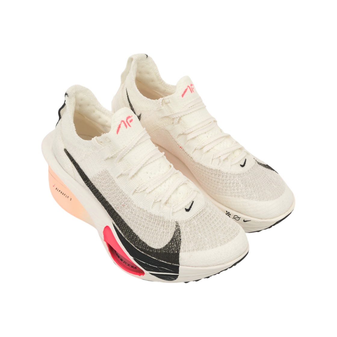 (W) 나이키 에어 줌 알파플라이 넥스트% 3 세일 크림슨 틴트((W) Nike Air Zoom Alphafly Next% 3 Sail Crimson Tint) - 4