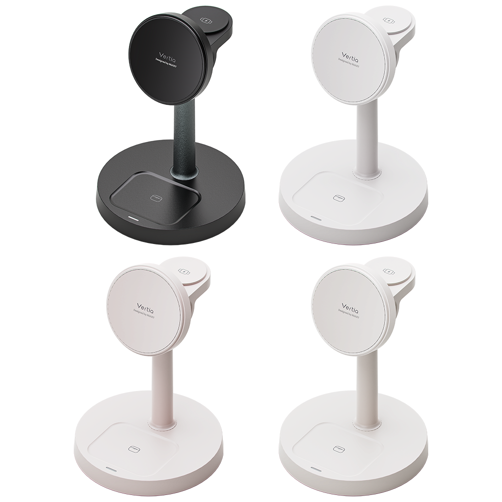 누아트 베르티아 3in1 맥세이프 호환 마그네틱 세로형 무선 충전기(NUART VERTIA 3in1 Magnetic Wireless Charger)