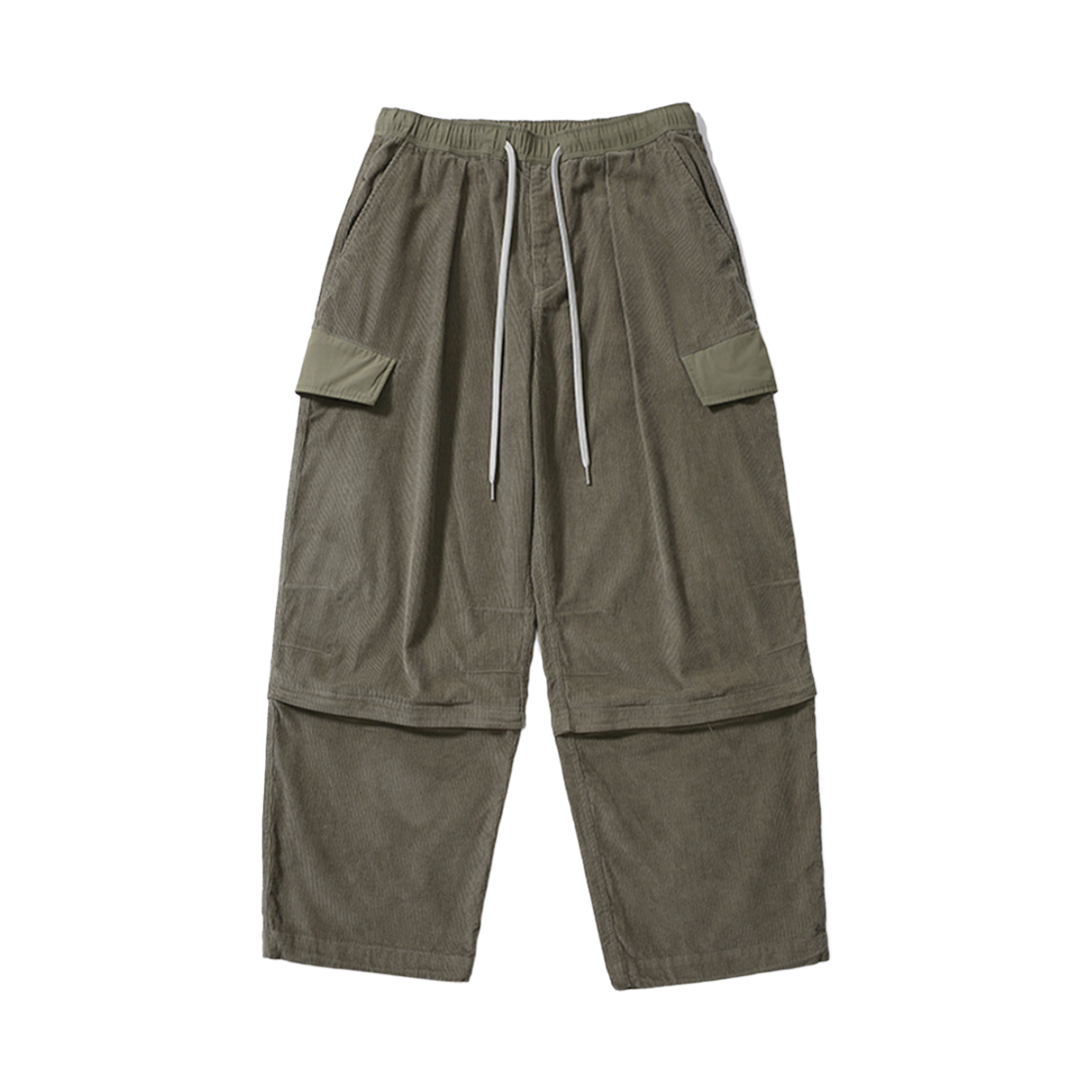 PMF026-03PT06 [AW26] moif Wide Boy Scout Pants / Dried Herb