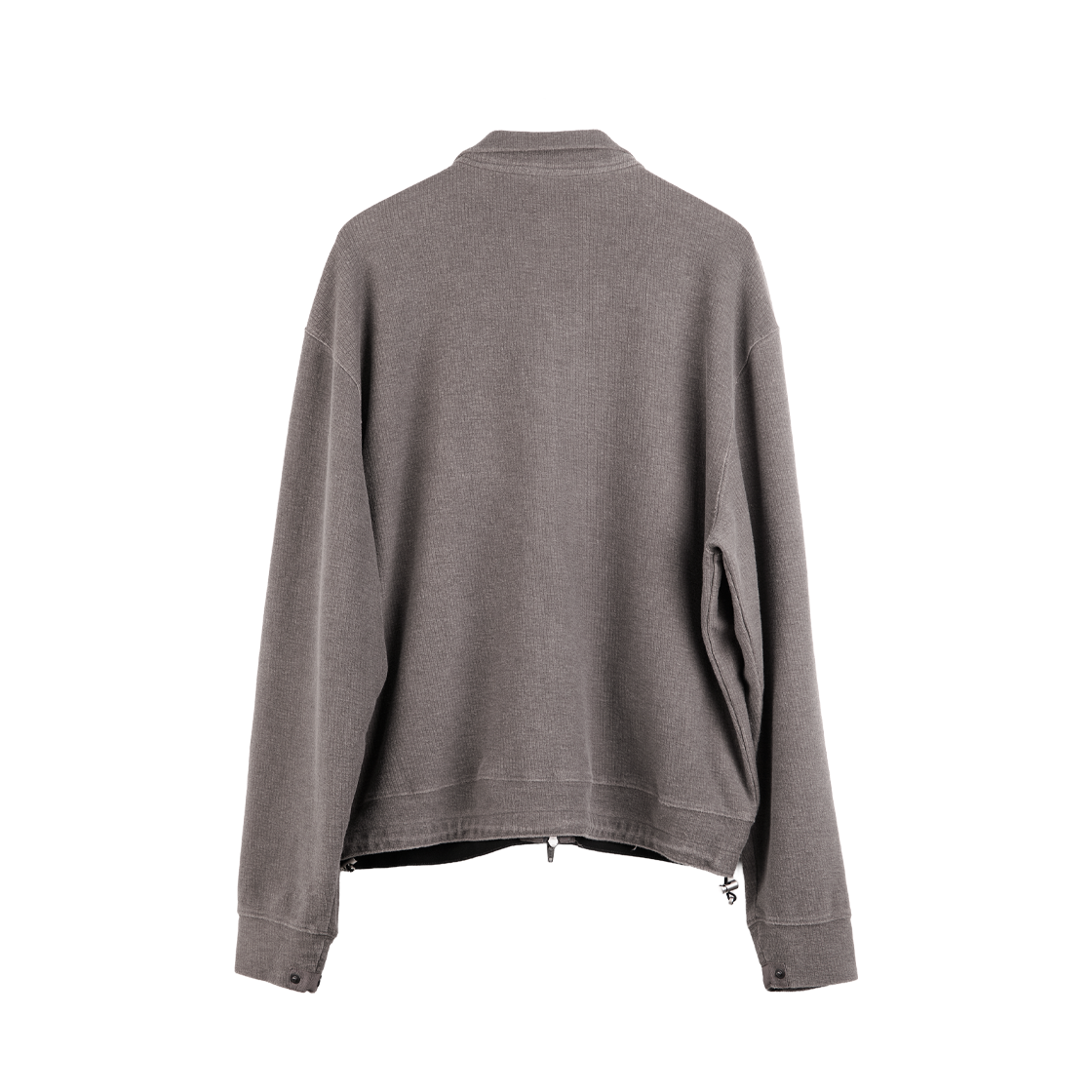 폴리테루 루즈드 집 업 자켓 카키 베이지(Polyteru Loosed Zip Up Jacket Khaki Beige) - 2