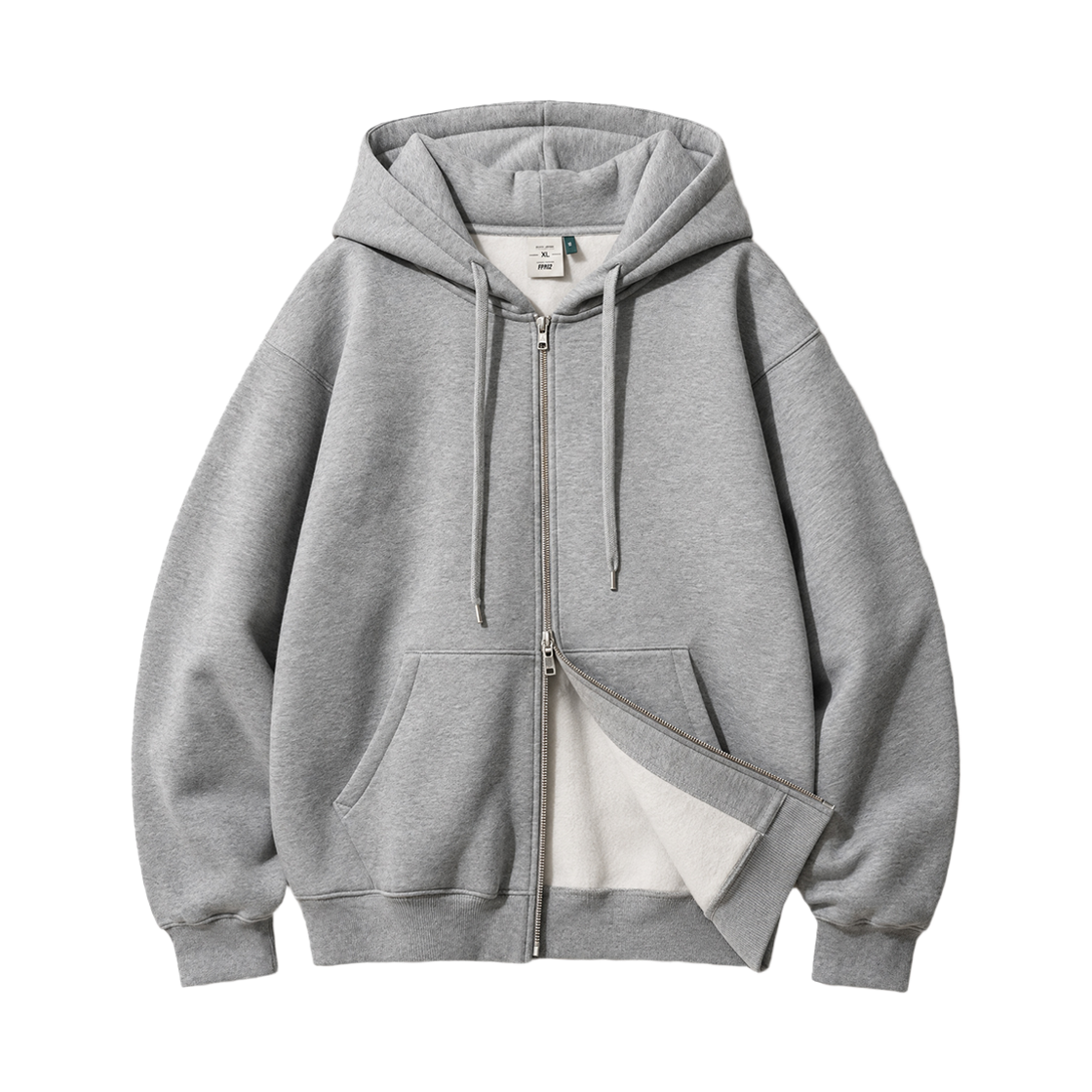 페플 974OG 프레임 후드집업 그레이 SJHD1597(FP142 9740g Frame Zip-up Hoodie Gray SJHD1597)