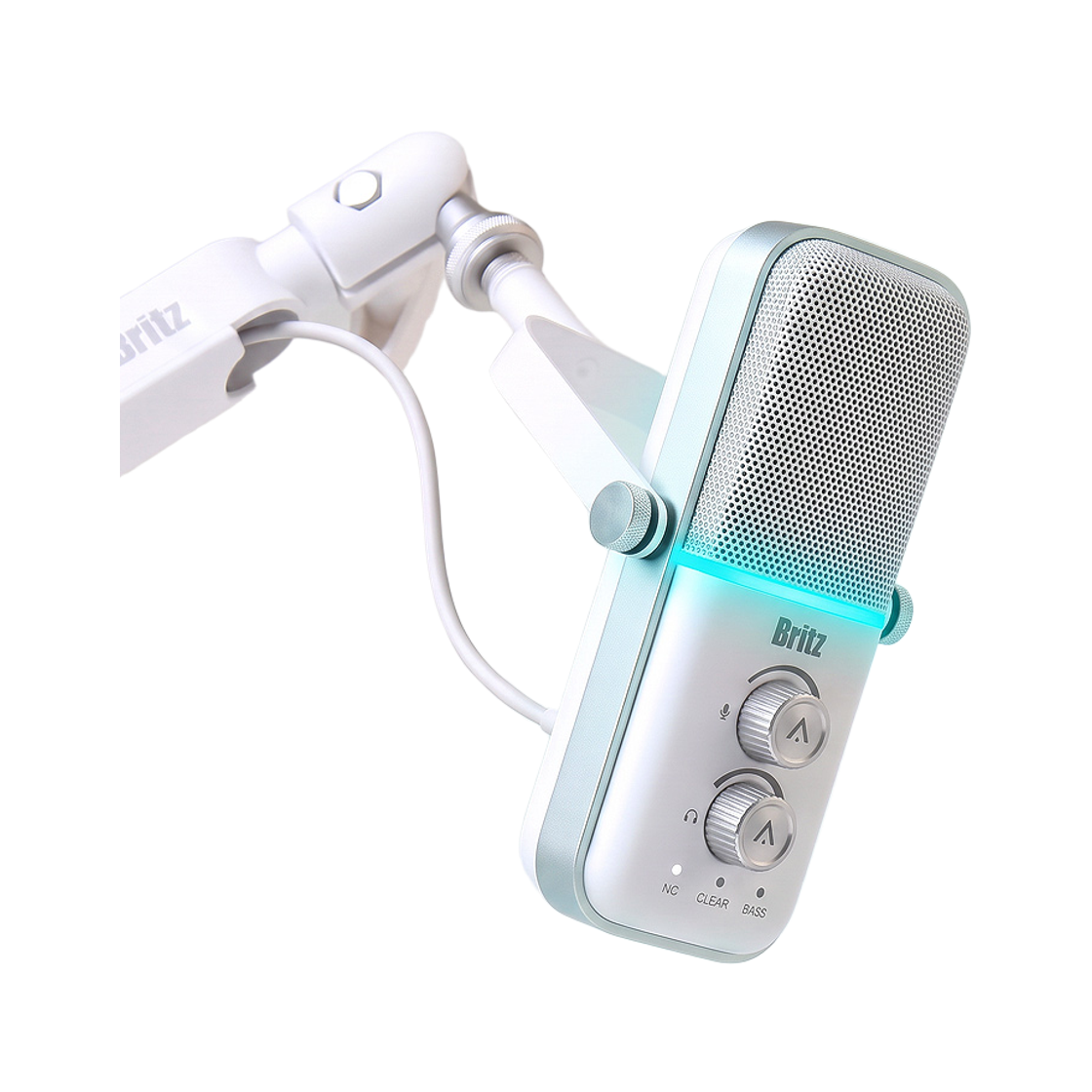 브리츠 방송용 마이크 USB 콘덴서 C타입 겸용 게이밍 유튜브 회의용(Britz USB Condenser Microphone Type-C for Gaming, Streaming & Conference BZ-RCM60) - 3