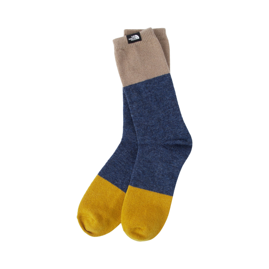 NY4MS54B The North Face WOOL MID BLOCK SOCKS WAS