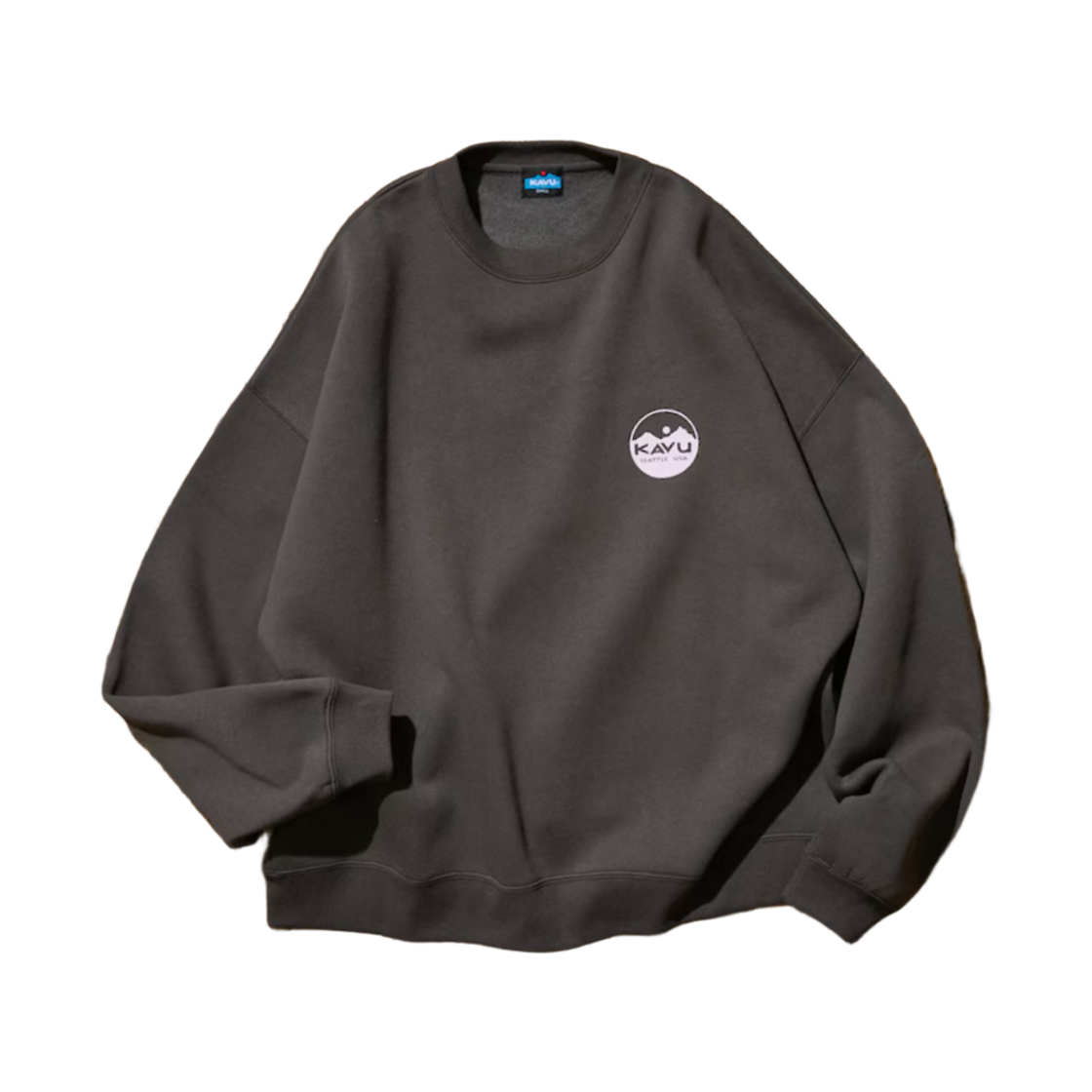 프릭스 스토어 x 카부 스페셜 에디션 서클 로고 스웨트셔츠 차콜 그레이(Freak's Store x Kavu Special Edition Circle Logo Sweatshirt Charcoal Gray) - 2