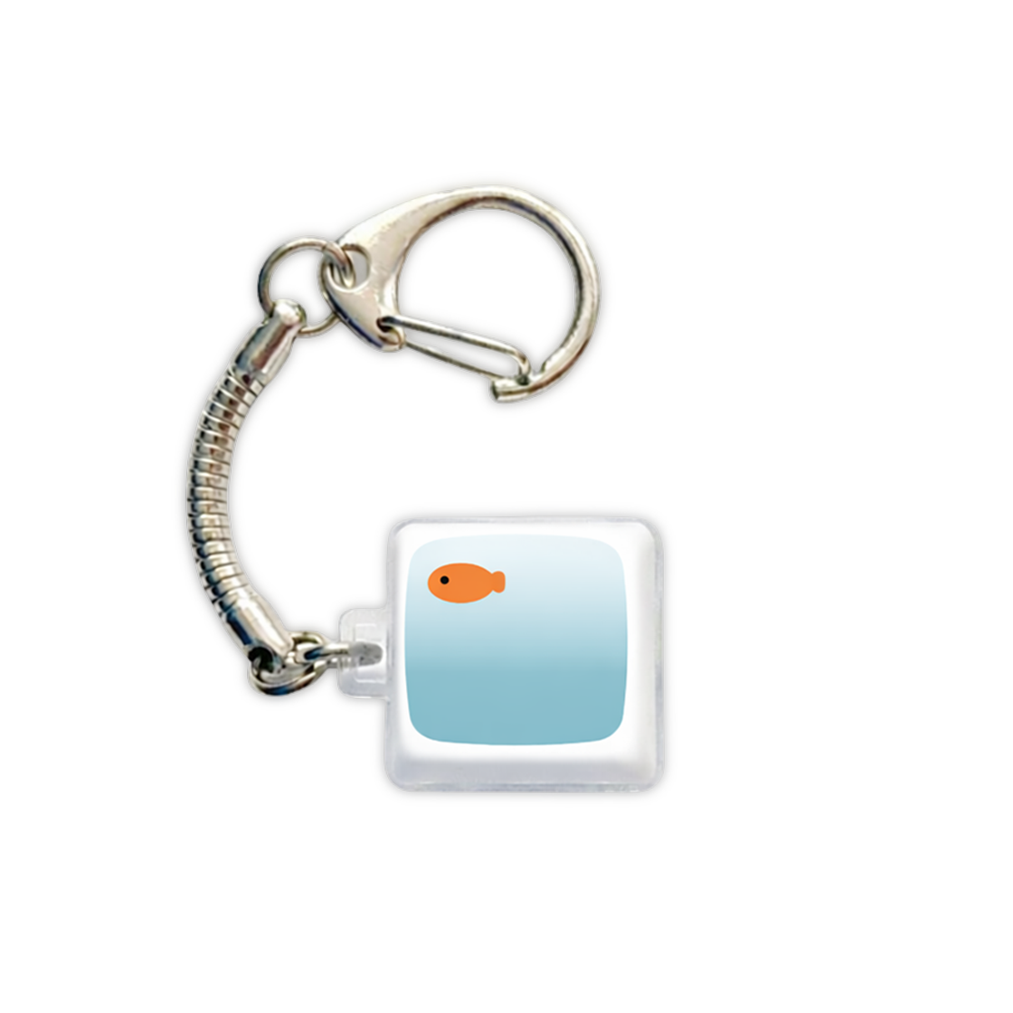 E2604_0002 EARPEARP Goldfish LED Keycap Keyring