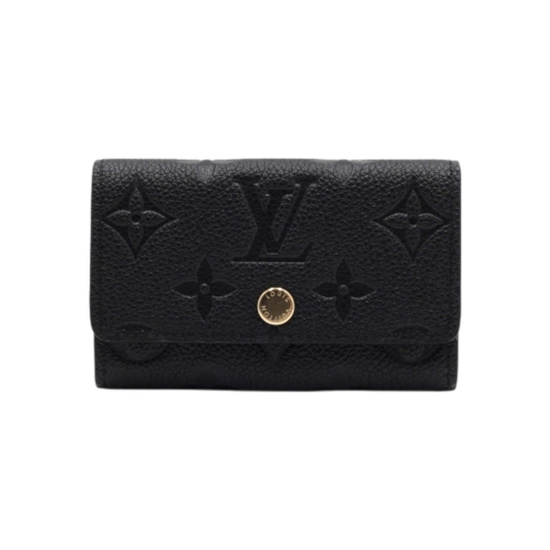 ITBOW3PKB2GQ Louis Vuitton Black Empreinte 6 Key Holder Wallet