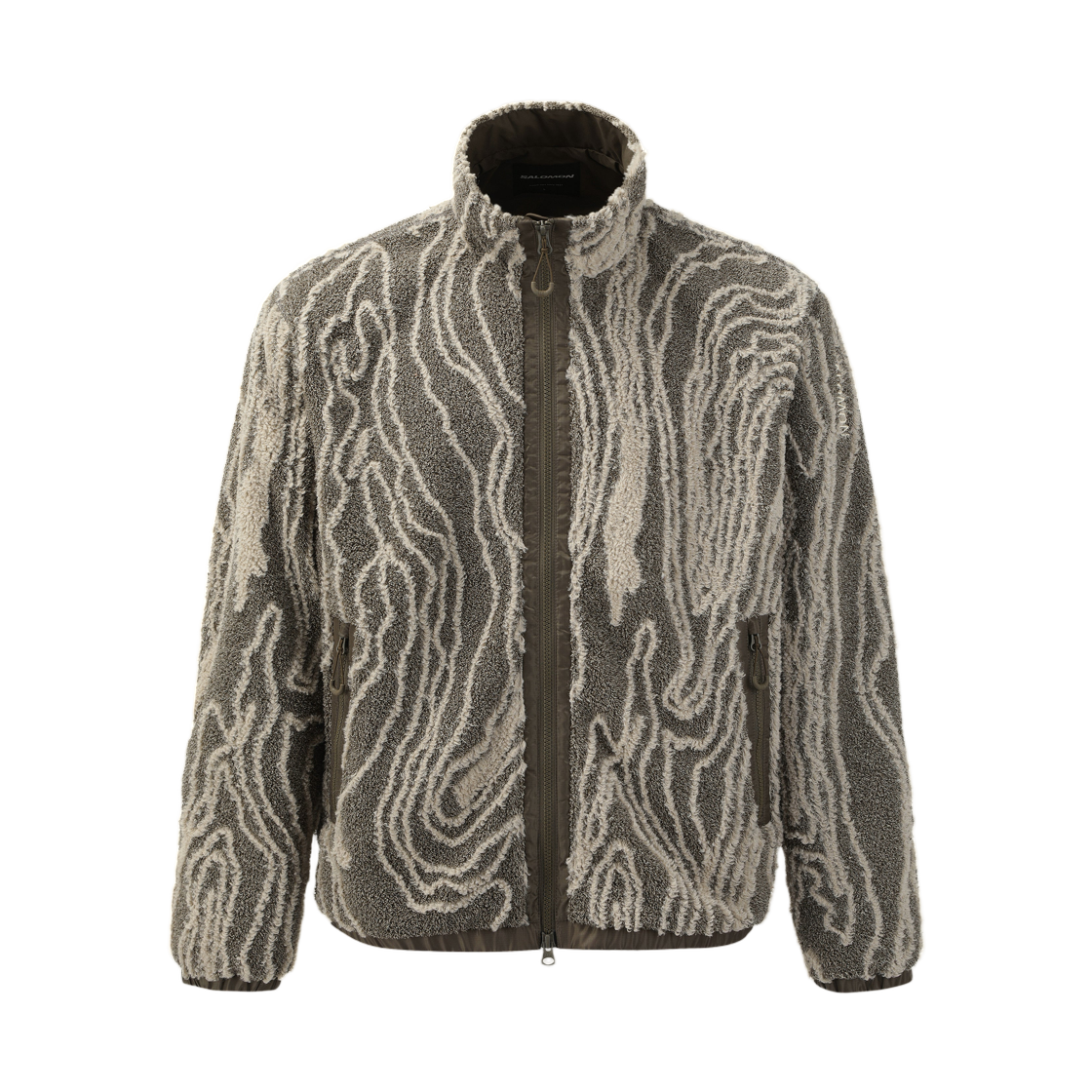 LD0386400 Salomon Morphing Fleece Jacket Dark Brown