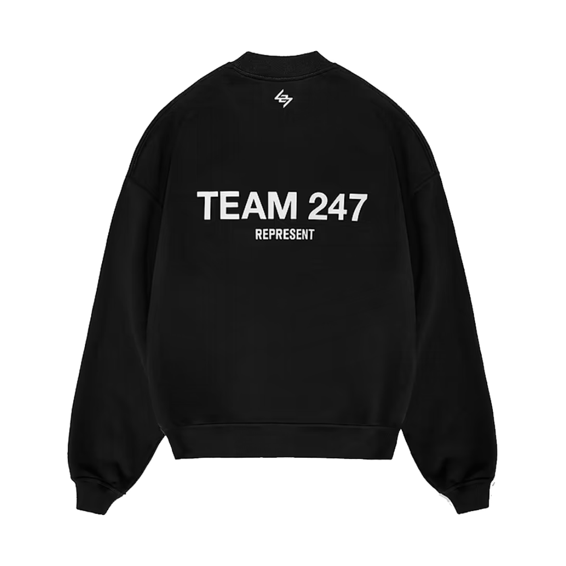 [KREAM 단독] 리프레젠트 팀 247 오버사이즈 크루 제트 블랙 - 26FW([KREAM 단독] Represent Team 247 Oversized Crew Jet Black - 26FW) - 2