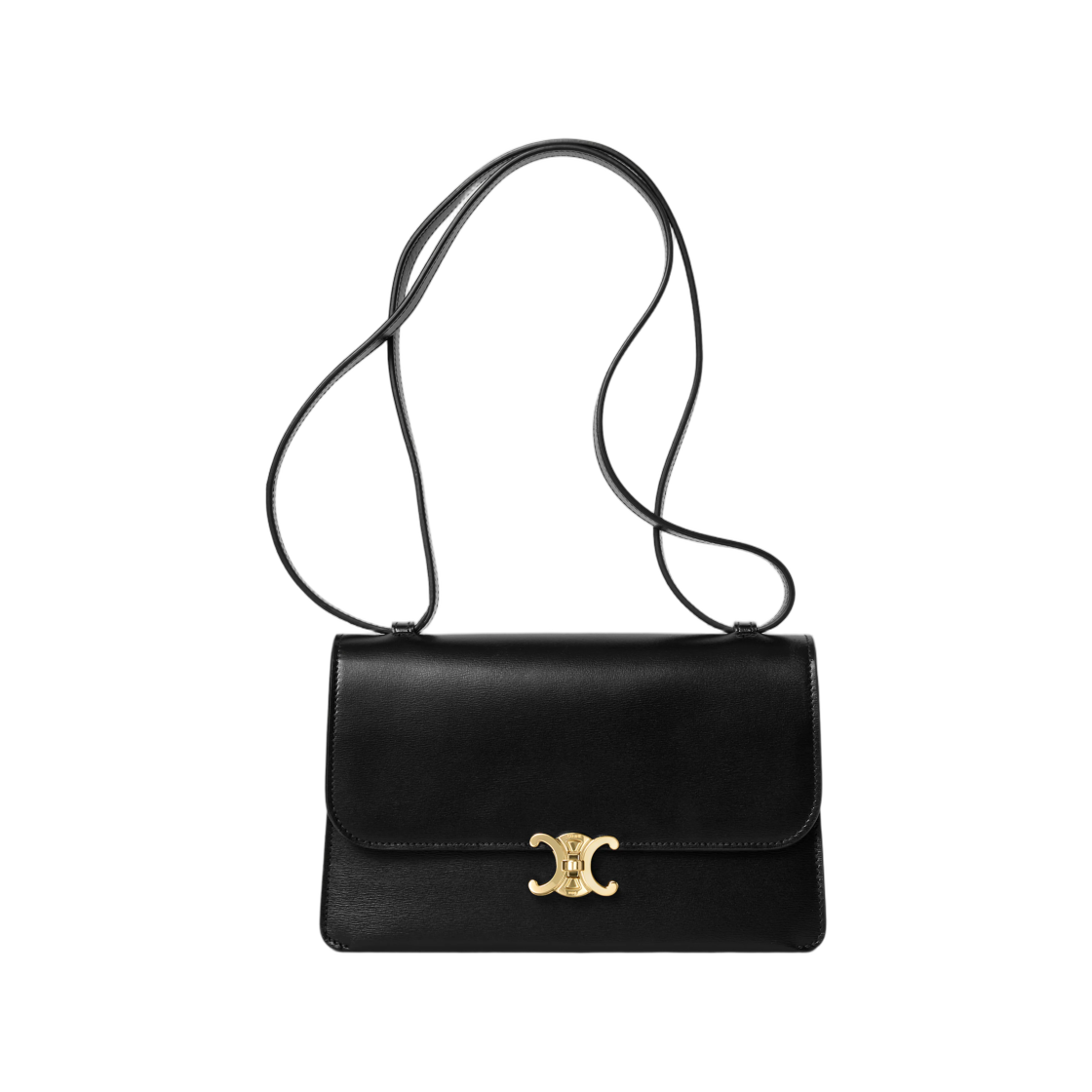 L105F5C11-38NO Celine Le 17 in Calfskin Black