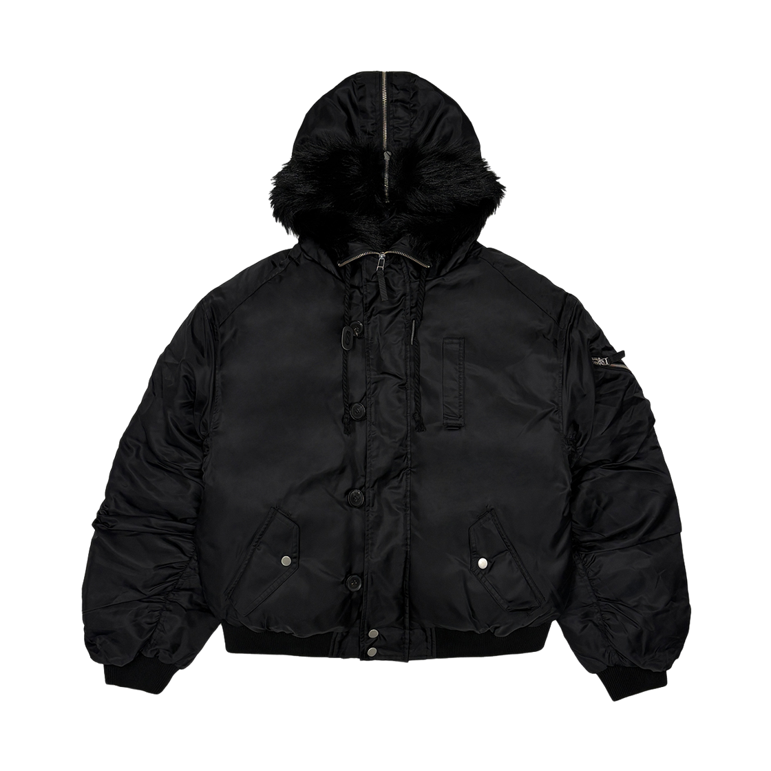 [KREAM 단독] 플레이버리즘 N-2B 봄버 자켓 블랙([KREAM 단독] Flavorism N-2B Bomeber Jacket Black)