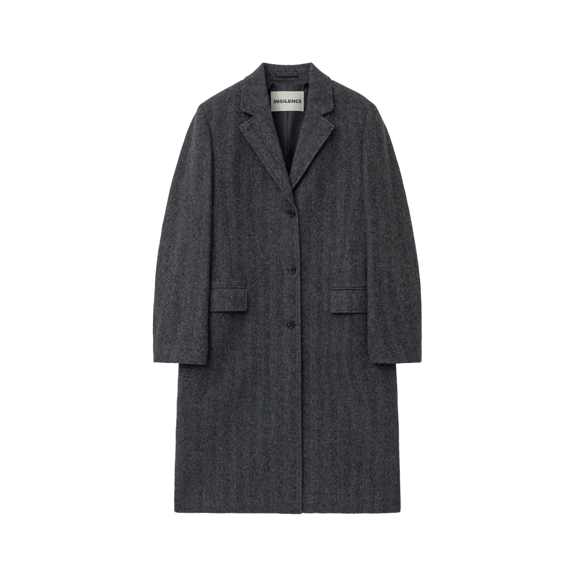 IW2F4CT06CH INSILENCE WOMEN Tailored Single Coat Charcoal