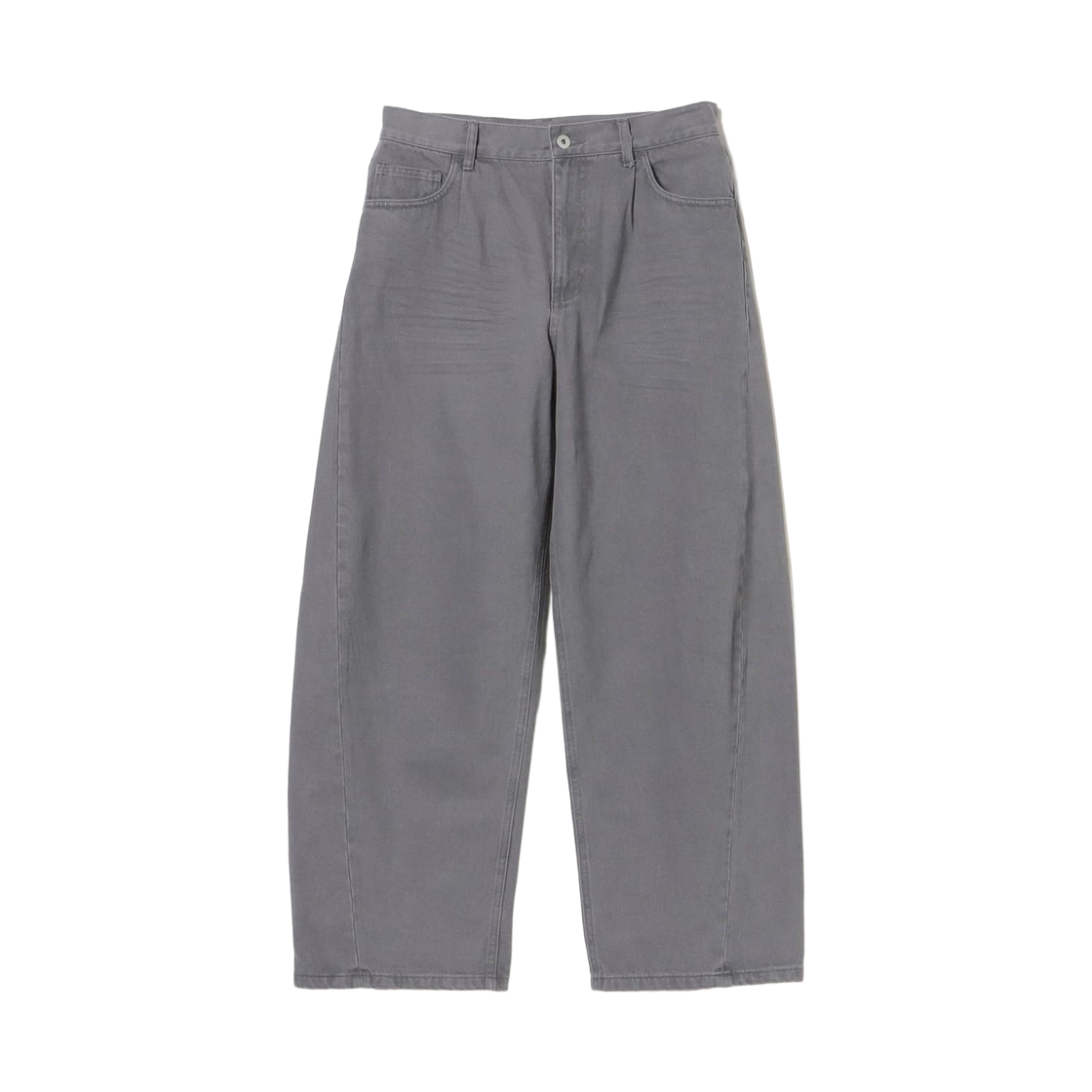 42-21-0114-286 Bemas Heart Color Curve Baggy Denim Charcoal Grey