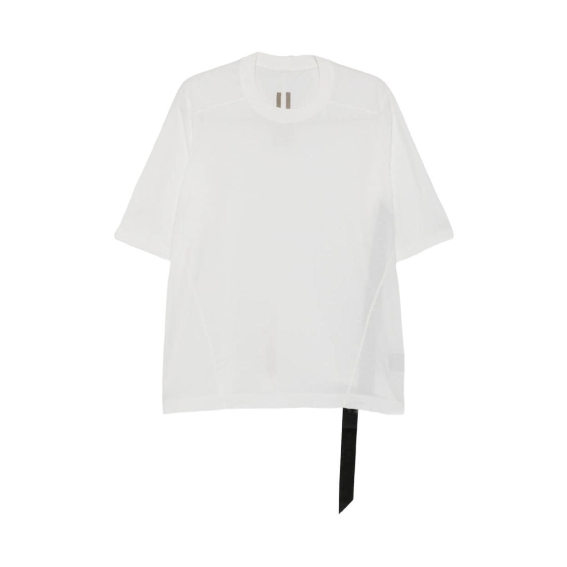 DU02F6252-RNP-11 Rick Owens Drkshdw Seam Detail T-Shirt White