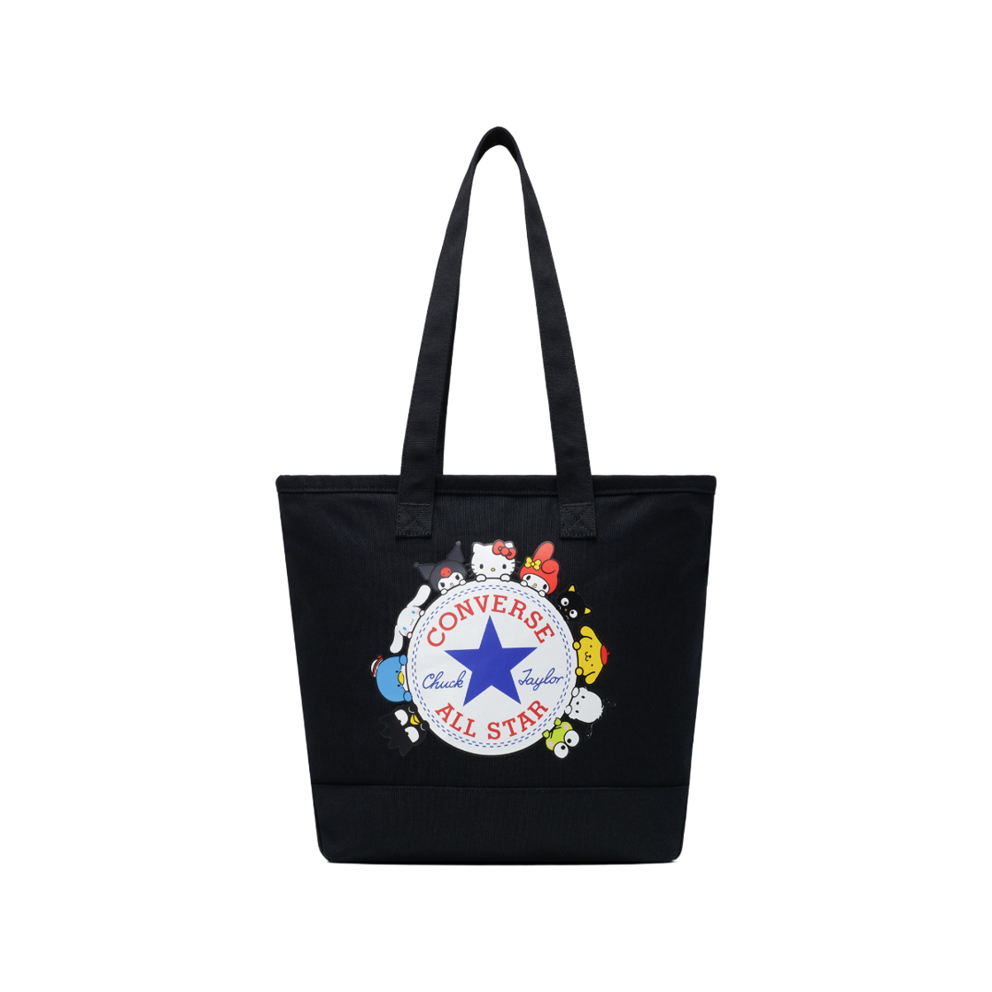컨버스 x 산리오 캐릭터즈 시리즈 토트백 블랙(Converse x Sanrio Hello Kitty and Friends Series Tote Bag Black)
