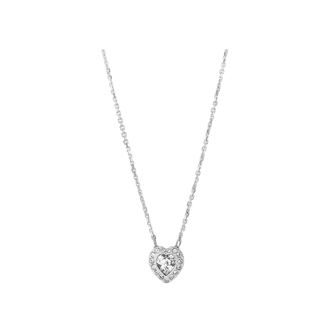 5720852 [15% 쿠폰] (W) Swarovski x Ariana Grande Pendant Mixed Cut Heart White Rhodium Plated