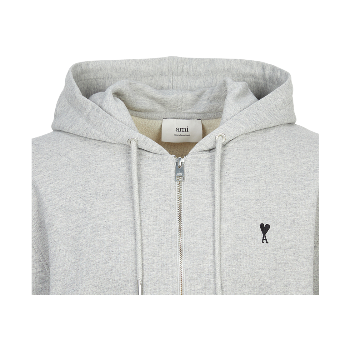 [15% 쿠폰] 아미 후드 집업 그레이([15% 쿠폰] AMI Hood Zip Up Gray) - 5