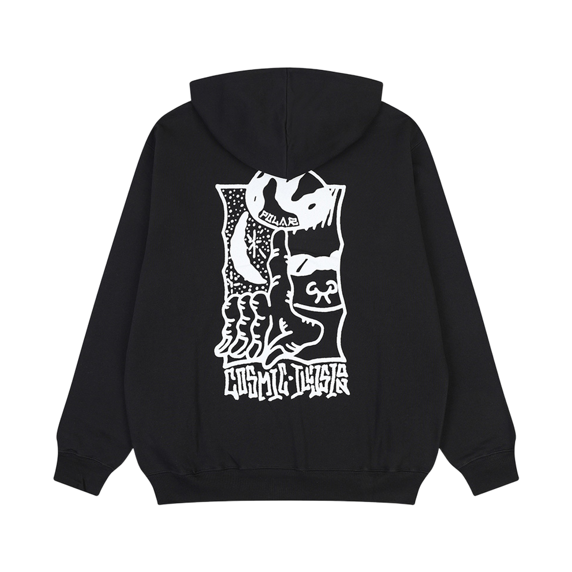 피어 폴라 스케이트 데이브 코스믹 후디  블랙(PEER Polar Skate Co. Dave Cosmic Hoodie Black) - 2