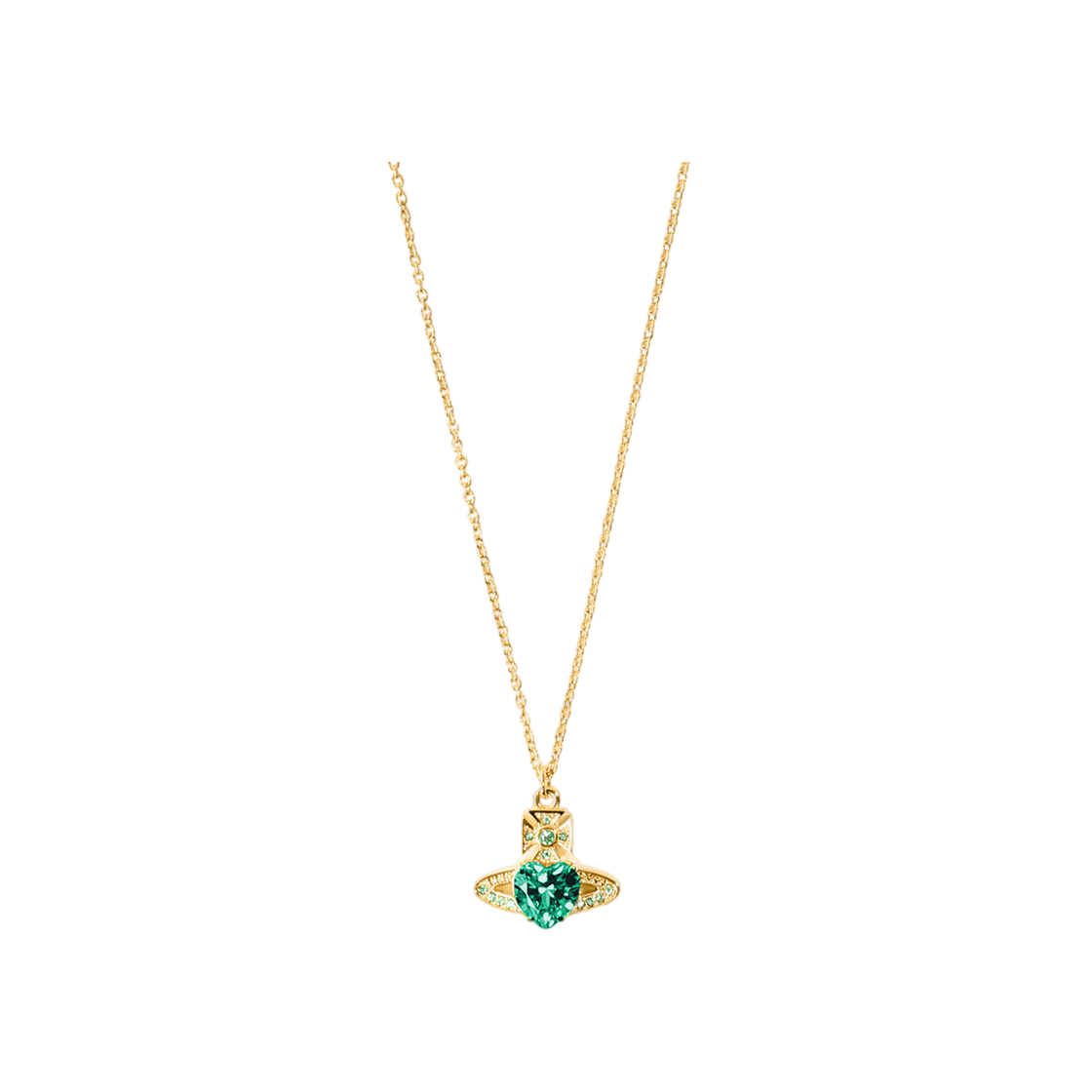 6302038Y 02RA18 [15% 쿠폰] (W) Vivienne Westwood Ariella Pendant Gold Green