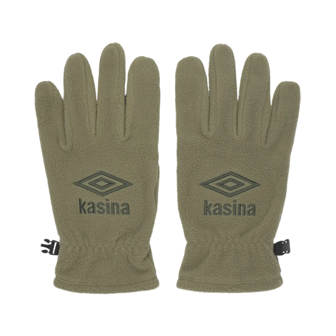 UR321OGL91-OLV0 Umbro x Kasina Fleece Gloves Olive