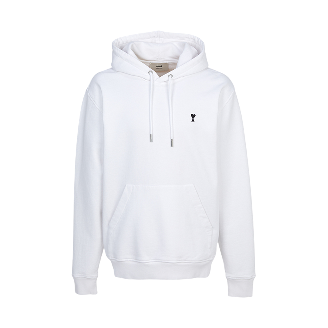 [15% 쿠폰] 아미 후드 스웨트셔츠 화이트([15% 쿠폰] AMI Hood Sweatshirt White) - 2