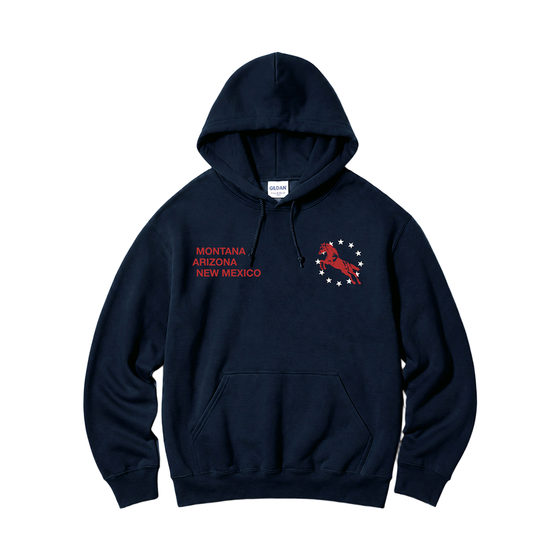 88500 Gildan x Vintage Collection MONTANA Hooded Sweatshirt Navy