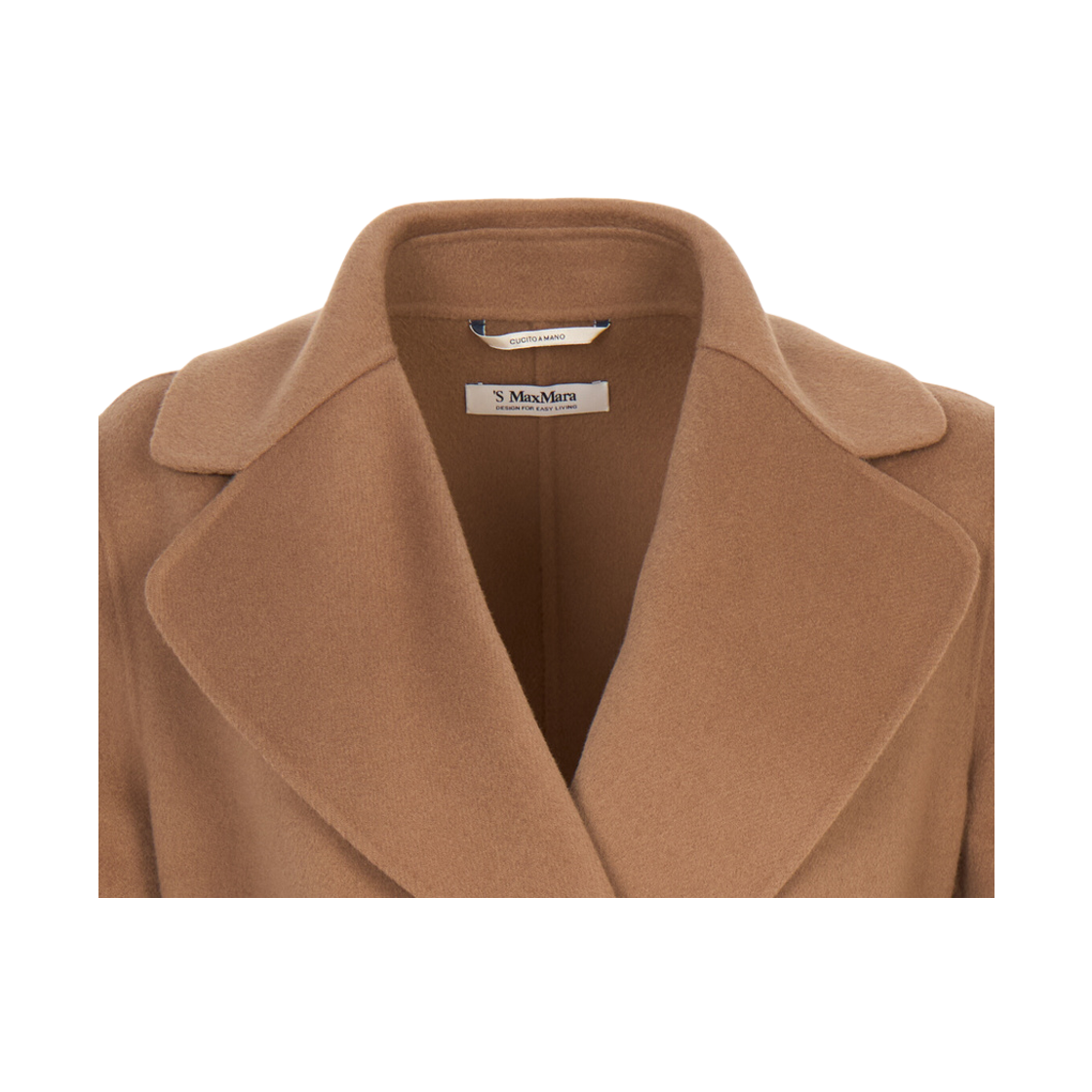 [15% 쿠폰] (W) S 막스마라 폴도 울 로브 스타일 코트 카멜([15% 쿠폰] (W) S Max Mara Poldo Wool Robe-Style Coat Camel) - 4
