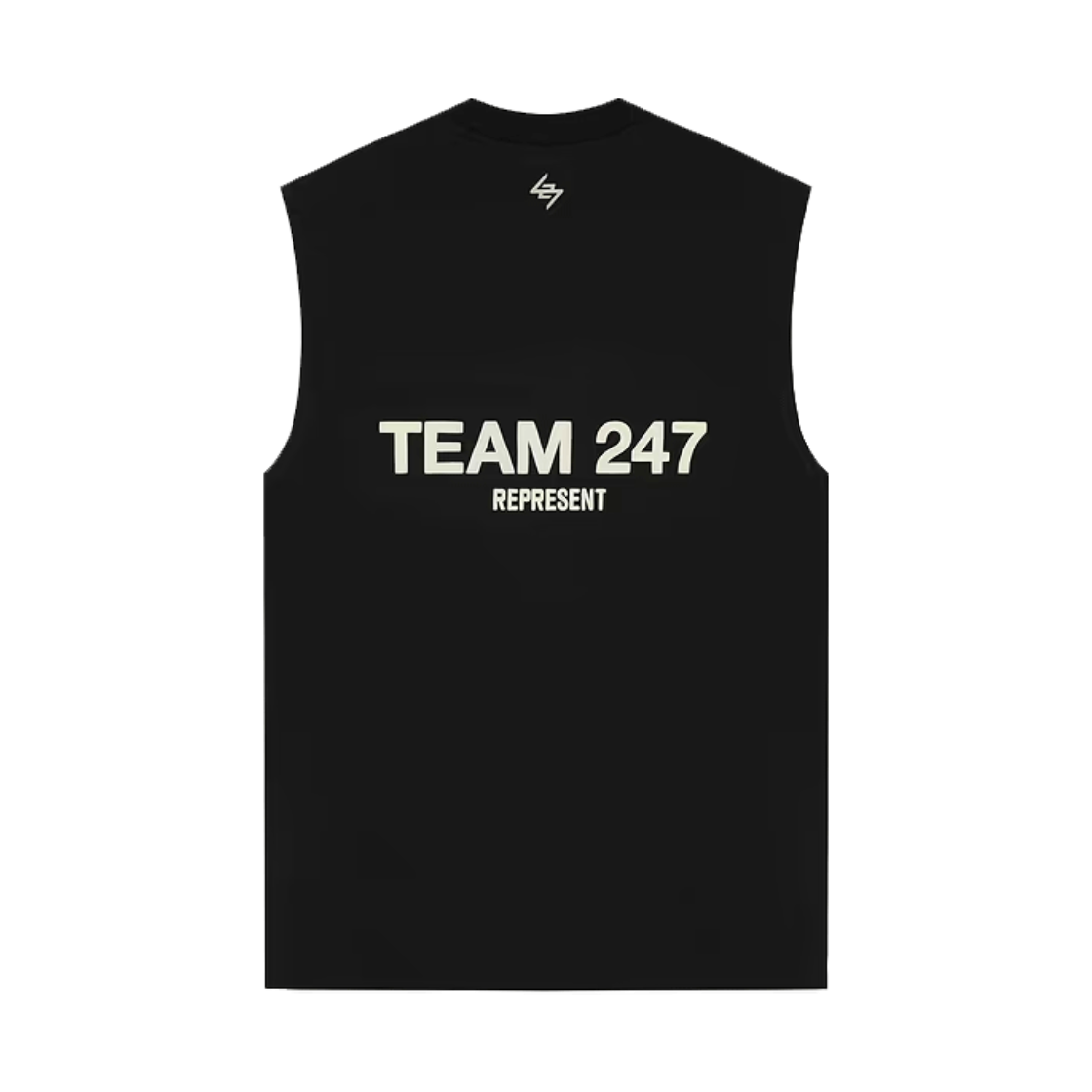 [KREAM 단독] 리프레젠트 팀 247 오버사이즈 탱크 제트 블랙 - 26FW([KREAM 단독] Represent Team 247 Oversized Tank Jet Black - 26FW) - 2